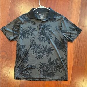 Under Armour Black Polo Shirt with Performance Fabric